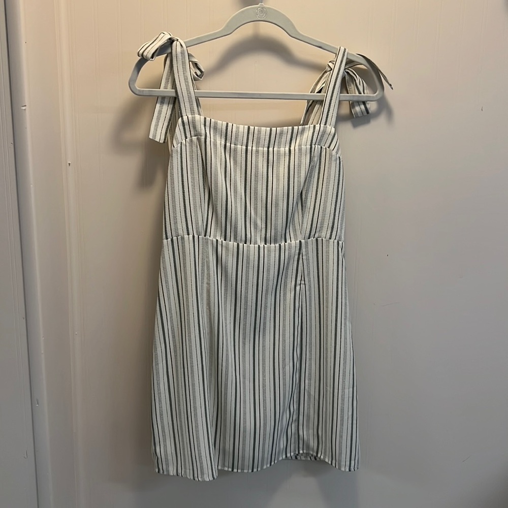 NEW! Tie shoulder mini dress